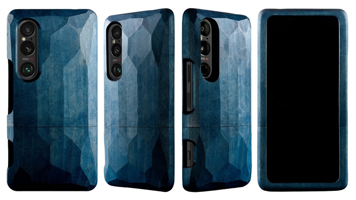Real Wood Case for Xperia 1 VI かえで/藍染