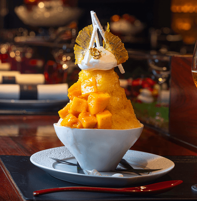 グラス ピレ マンゴー ～マンゴーのかき氷～