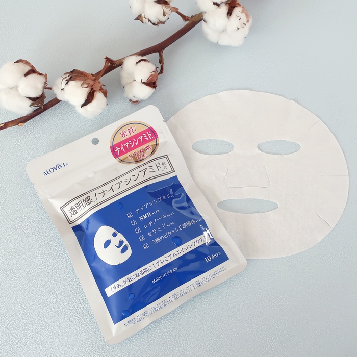 2022発売 アロヴィヴィ ナイアシンアミドフェイスマスク