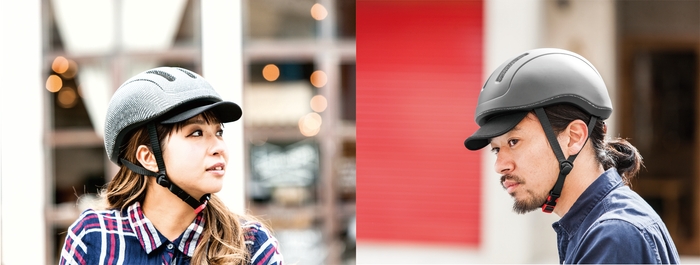 2019年から2020年にかけて、前年度の2倍以上の販売数となったオージーケーカブトのシティタイプヘルメット「KOOFU CS-1」。スタイリッシュさと軽さ(235g)で人気