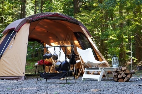 自然の中で楽しむキャンプ