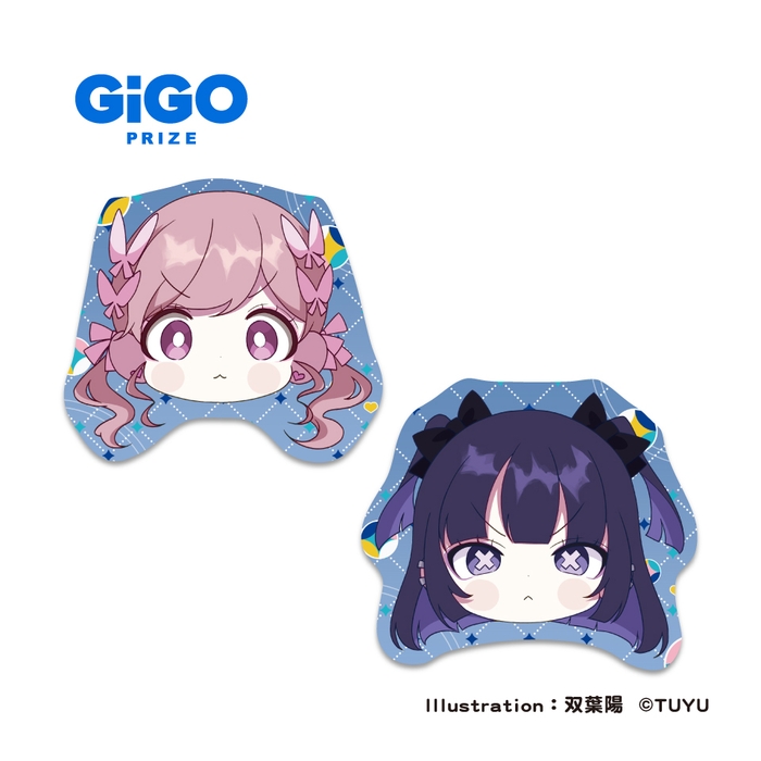 ▲オリジナルダイカットクッション(全2種)
