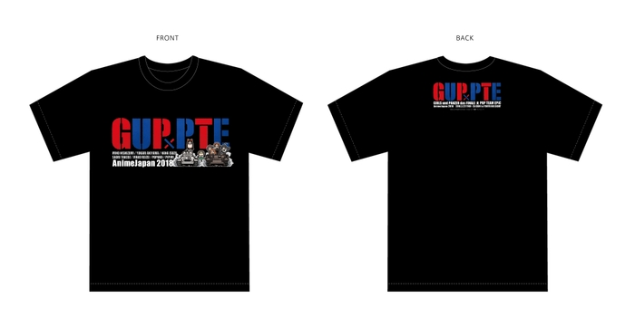 Tシャツ ガールズ&パンツァー 最終章 × ポプテピピック