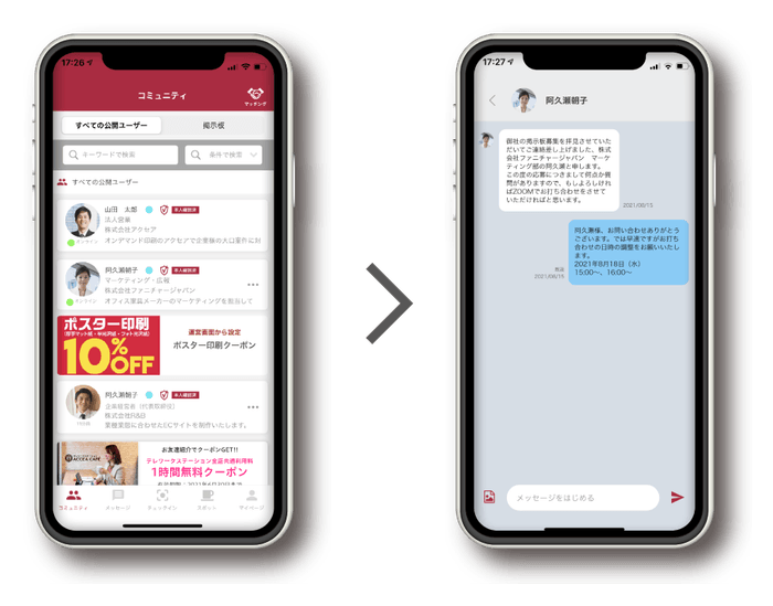 コミュニティ（すべての公開ユーザー）