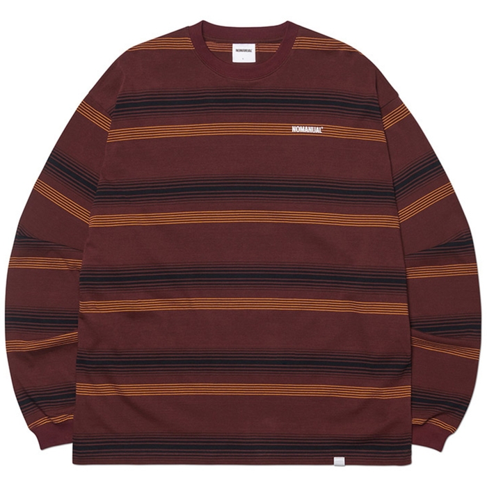 NM STRIPED LONG SLEEVE TEE 12,100円(税込)