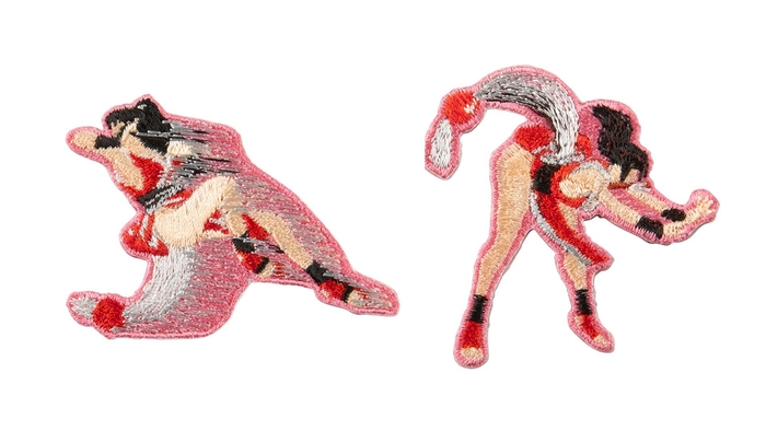 刺繍ステッカー ストリートファイター6 舞(必殺忍蜂、不知火剛臨)