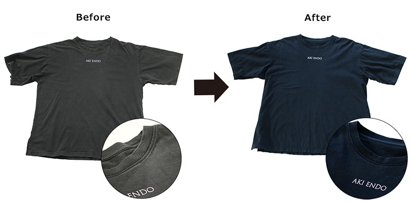 Dr. Beckmann ブラック&ファイバーリフレッシュ黒復活シート 使用例