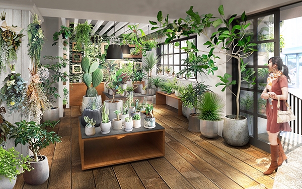 クラブエスタショップ リニューアル後 店内イメージ(CG)