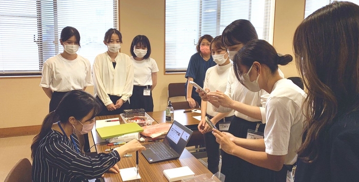 株式会社呉竹でのイベント打ち合わせの様子