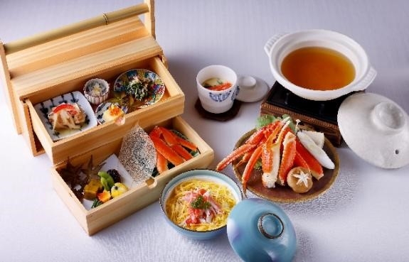 ▲『丹後の松葉蟹御膳』