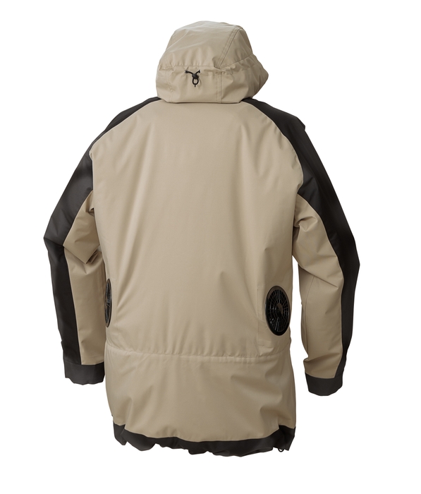 AR12002　バイカラーマウンテンパーカー後ろ