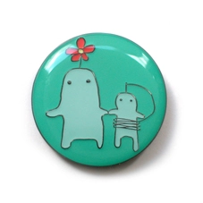 PINS FACTORY（ピンズファクトリー）ピンズ実例紹介玉姉妹　様　「玉姉妹ピンバッチ」