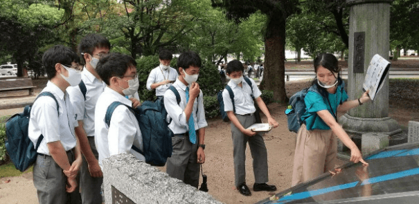 昨年の平和活動(ピースパークツアー)の様子