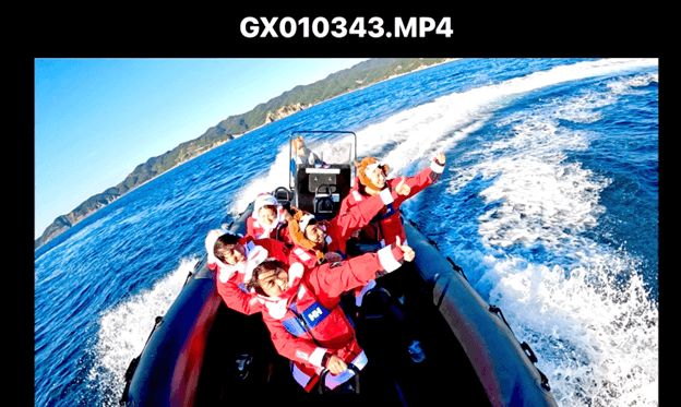 臨場感あふれるGoPro動画プレゼント