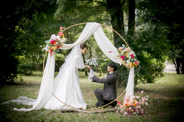 プラスAプラン 『ゴールドフラワーアーチ』