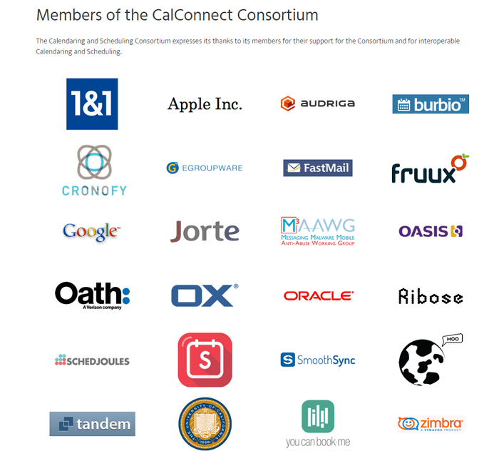 Members of the Calconnect Consortium