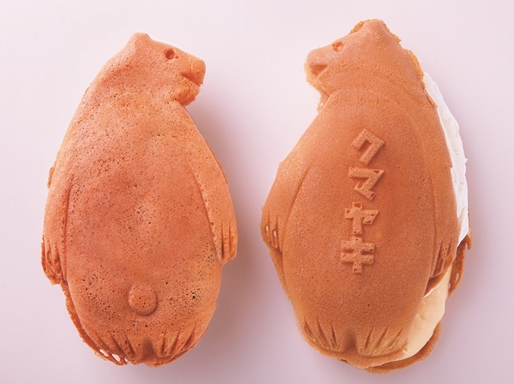道の駅 あいおい「生クマヤキ(カスタードクリーム&生クリーム)」
