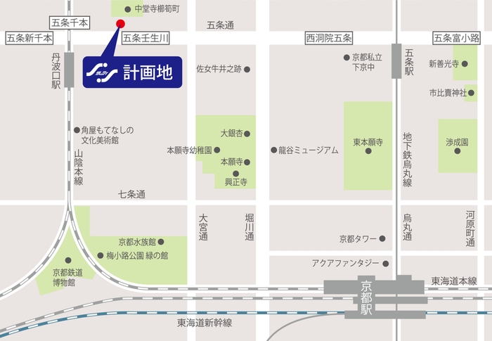 中堂町壬生川町 地図