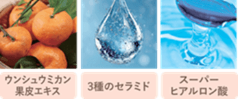 洗い上がりの保湿感をアップ!