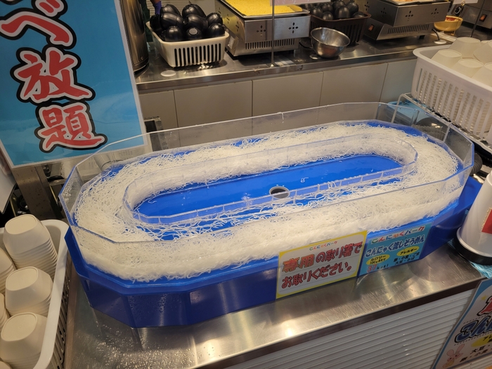 こんにゃくそうめん流し