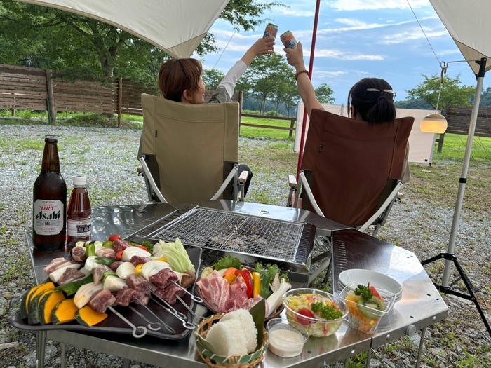 女子旅にもぴったりなグランピング