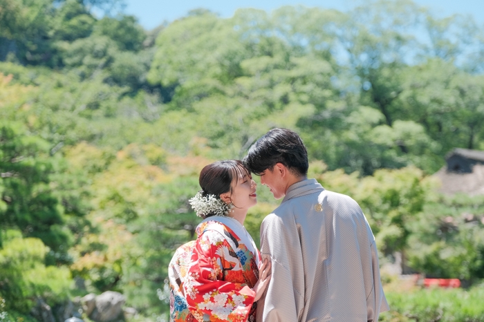 ウェディングフォト　ロケーションプラン(玄宮園)