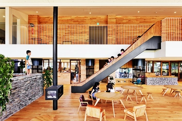 五感を刺激し感受性を育む園舎　 イタリアのデザインコンペティションで入賞！