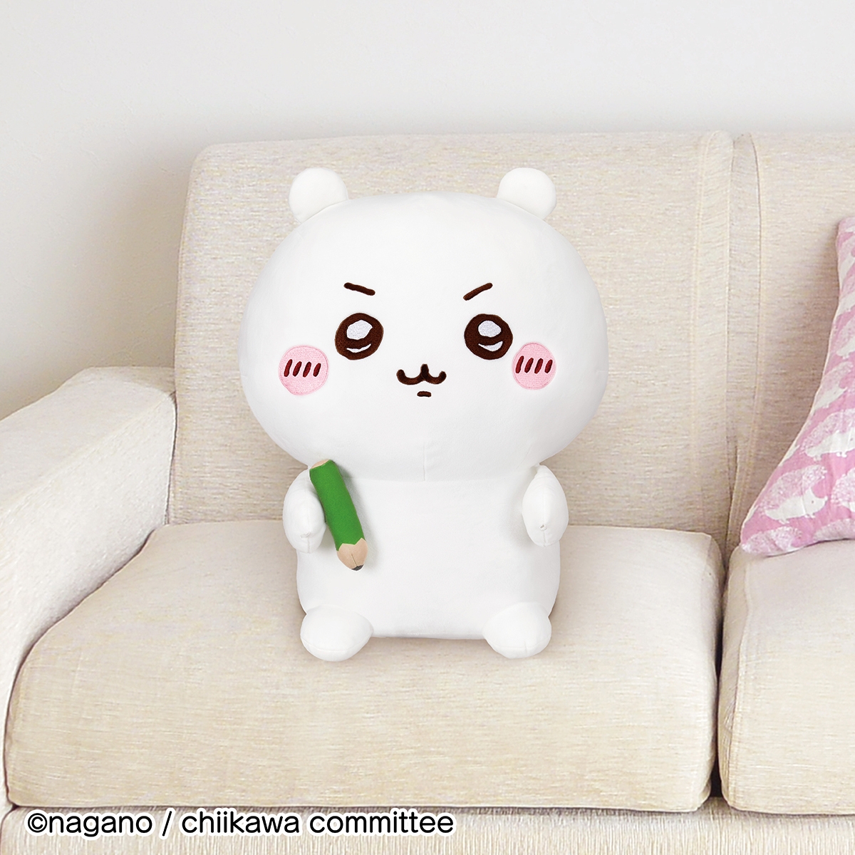 PCクッション ちいかわ いっしょにお勉強!(使用イメージ5)