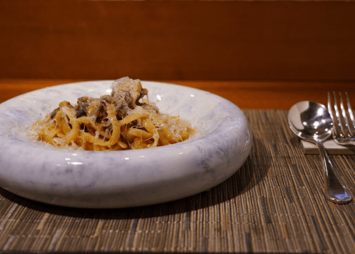 自家製手打ちパスタ 和牛ボロネーズ