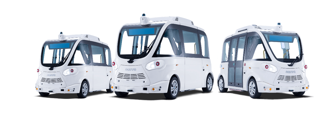 図1.自動運転EVバスイメージ