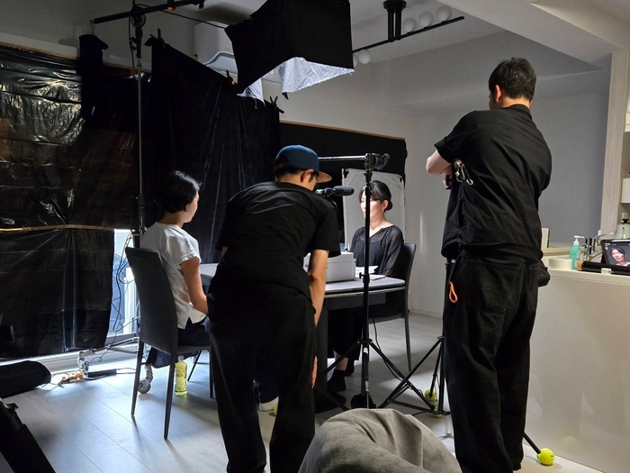 三鷹市チーム 撮影風景