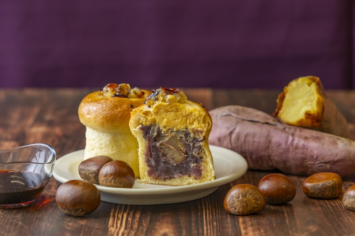 熱海ばたーあんパン【芋栗カラメル】1個570円