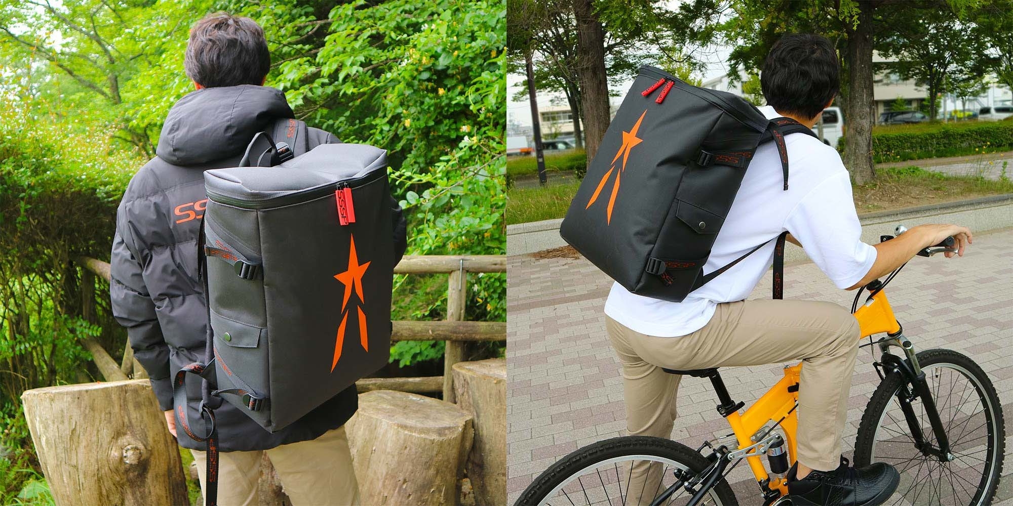 UT-09SSSP BOXリュック 使用イメージ