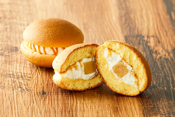 【先行販売商品】生キャラメルを丸ごと一粒サンドしたチーズスフレサンド