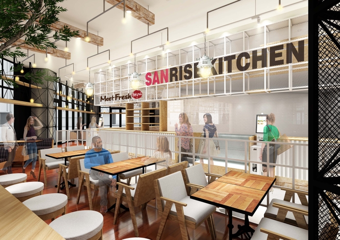 SANRISE  KITCHEN　内観