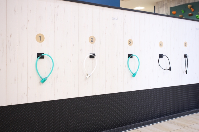 セキュリティも安心！ベビーカー置き場