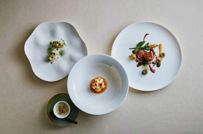 ▲ 淡路島3年とらふぐを使用したフレンチコース