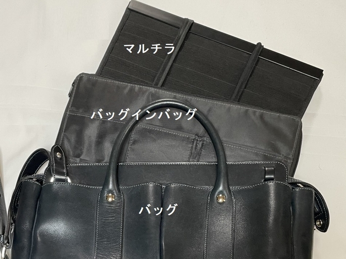 マルチラ バッグインバッグにイン