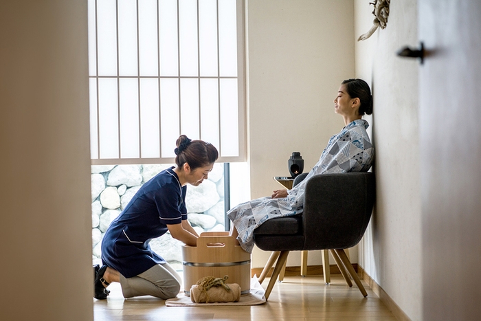 スパでのトリートメント(イメージ)