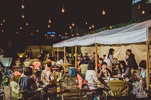 本格ギアでキャンプ気分の北会場