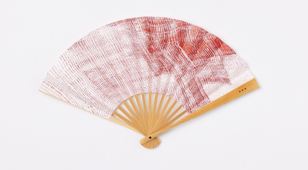 京扇子DOT:ゆい(赤)4,455円(税込)