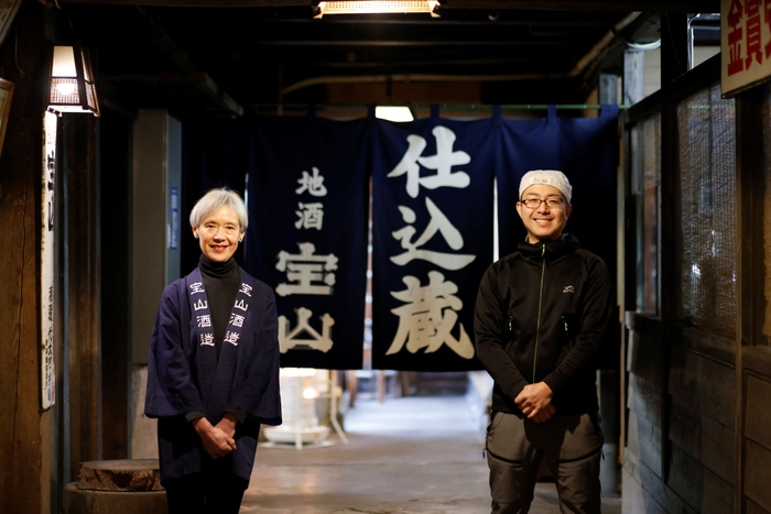 名物女将と渡邊杜氏