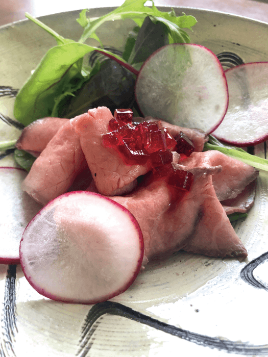 さなづら+ローストビーフ