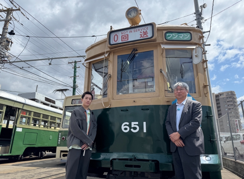 広島電鉄千田車庫にて(広島市中区千田町)