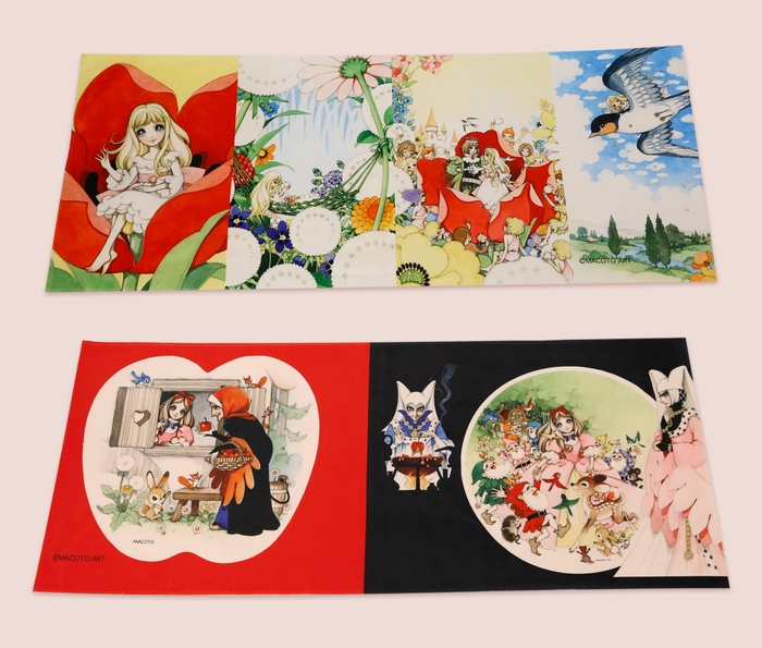 フェイスタオル「おやゆびひめ」&「白雪姫」 各3,300円(税込)