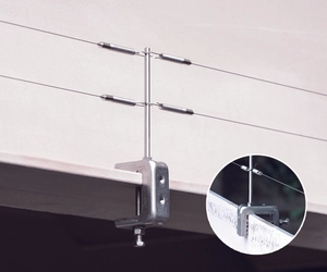 株式会社コーユー、防鳥ワイヤー「ハトワイヤー」新支柱を正式販売開始