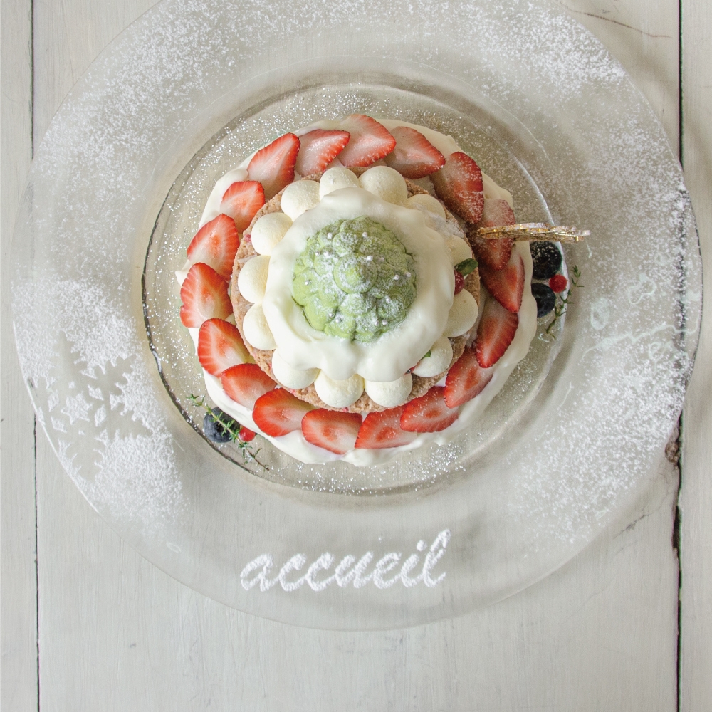 苺が綺麗に並べられた様子は圧巻!