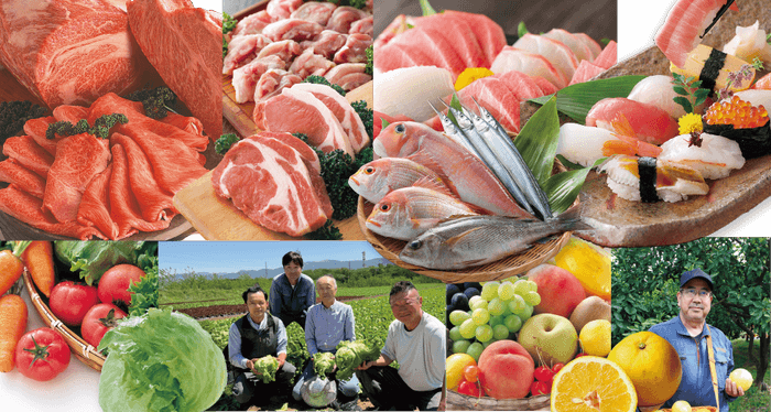 全国の産地からの食材