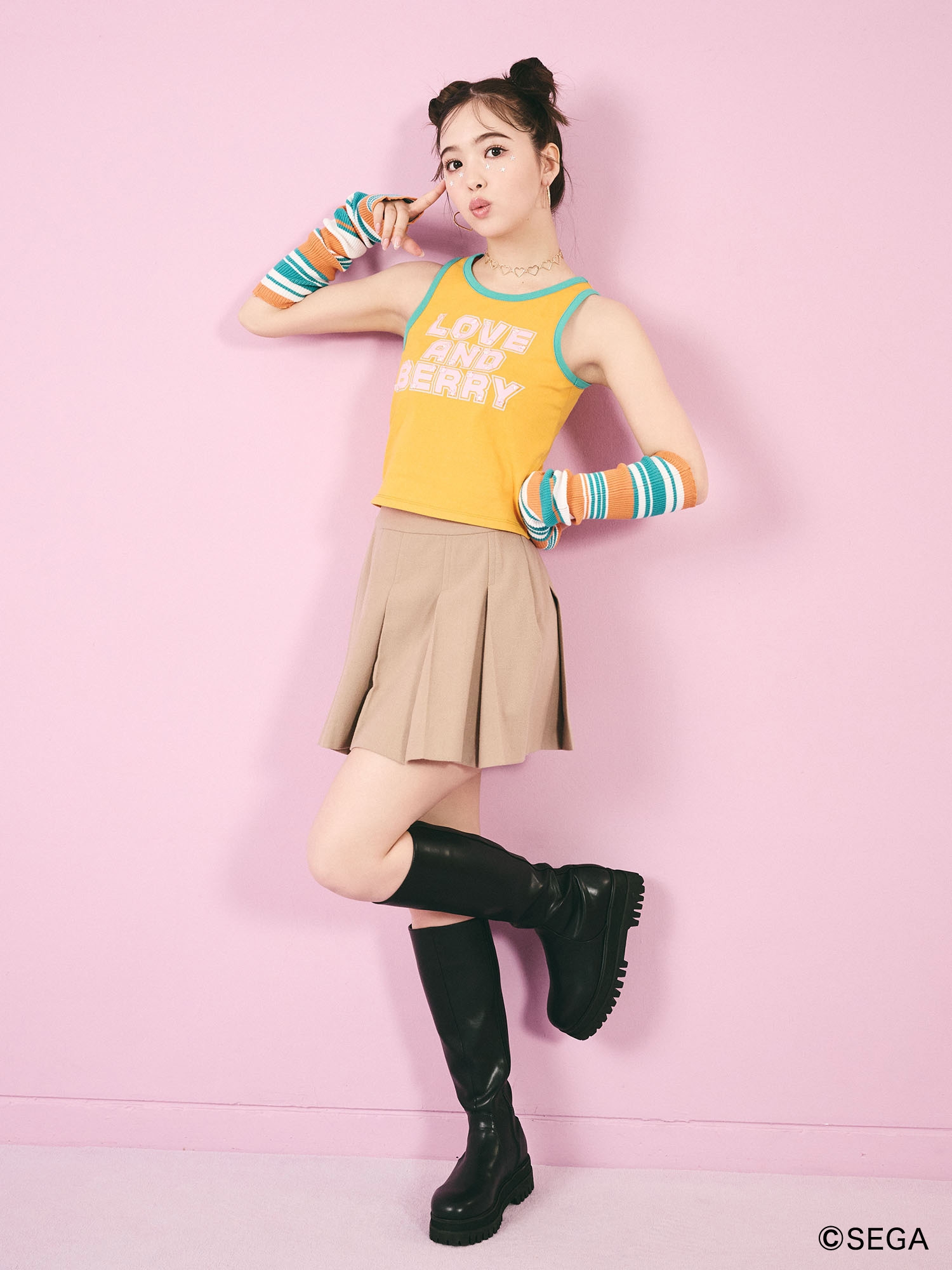 キラキラタンク&アームウォーマー4