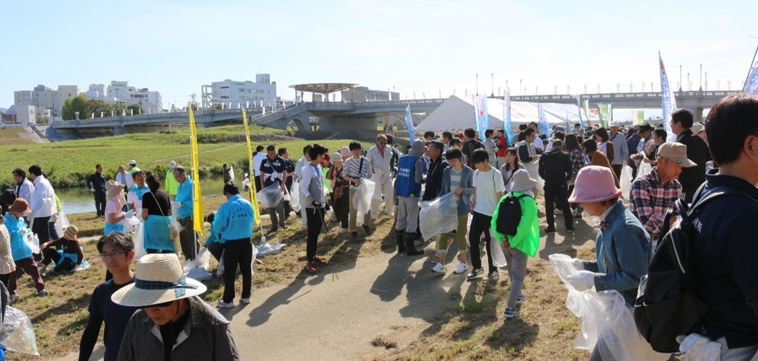 平成30年度(2018年度)開催の第31回「I LOVE 遠賀川」の様子